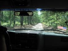 from inside