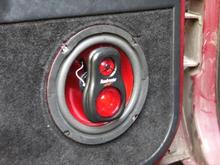 Installed new door panel speakers