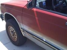 Blazer Driver side close