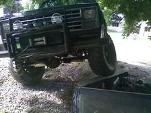 1986 K20, Bought this truck for $50, never drove it on the road but got a warn winch and off road bumper and some 36'' military oz wranglers before I scraped it.