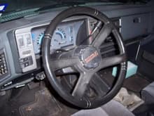 4 spoke steering wheel and old tach cluster