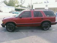 side (i painted the rims and trim all black &amp; tinted all around)