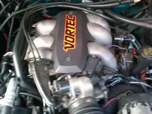 Yes, it has the Vortec V-6 (4.3 L), four speed transmission,and 4 WD. This Blazer has 241,550 miles on her and still going strong. Switched over to Valvoline Max-Life 5W-30 Motor oil @200,000 Miles.