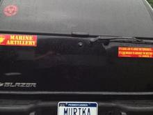 License Plate says MURIKA