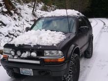 first snow run of the year 2013