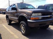 I don't have any pics of before the lift, but right after I bought it I got a 6 inch RCX lift and 16" wheels with 265/75/16 tires.
