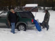 Burr Ice fishing event