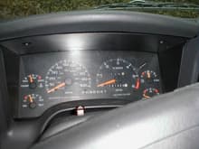 JY Tach Cluster Installed