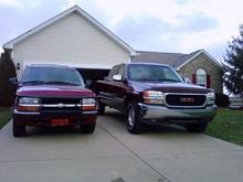 1998 Blazer LS 2000 GMC Sierra SLE