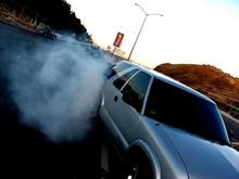 Another burnout but with exhaust modz