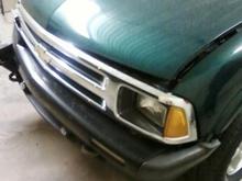 smunched hood and grill messed up some