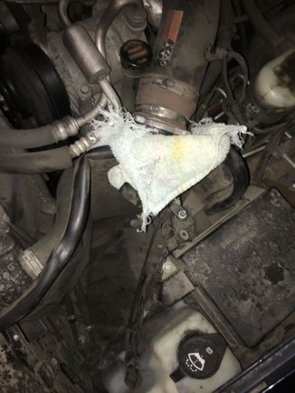 This is after put back together and I’m letting it sit over night while air filter drys