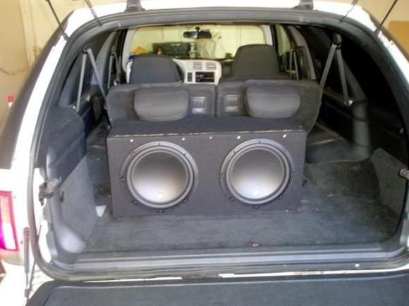 dual 12" JL Audio W3 subs