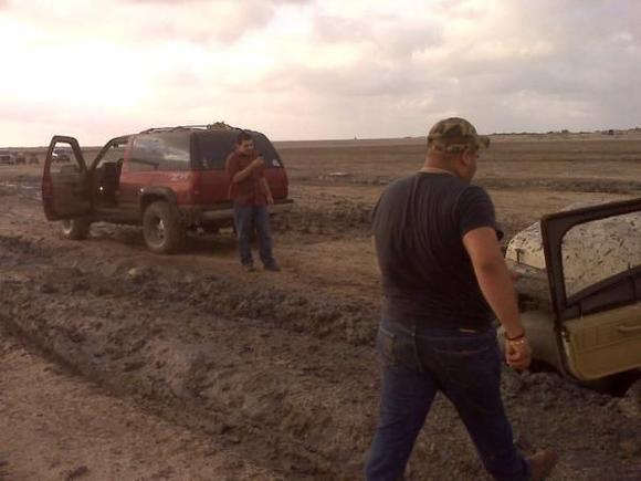 About to pull out a friends Jeep