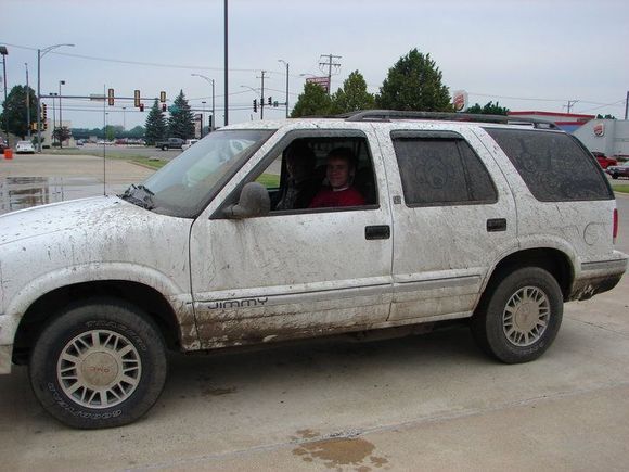 stock then, keyclub had a car wash so i thought id have some fun before