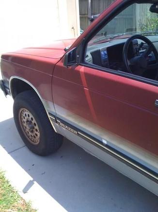 Blazer Driver side close