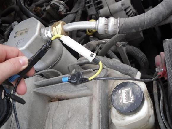 looks like one wire is going to the battery and looks like that