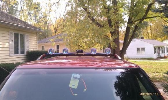 mounted light bar