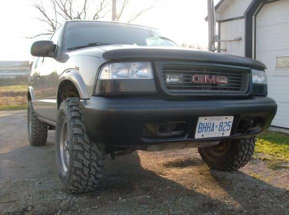 Tinted lights and black bumper