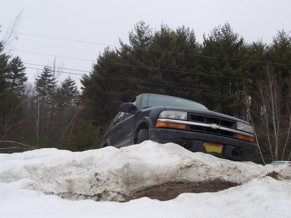 Blazer in the snow