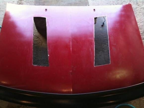 both vents cut out