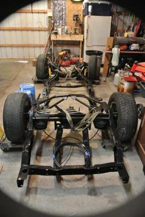 Freshly painted frame &amp; etc. (por15)