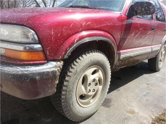 new tires muddy