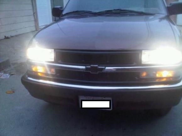 right after painting grille