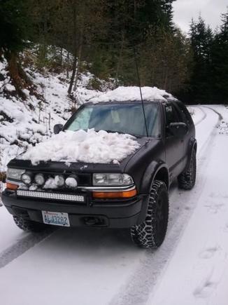 first snow run of the year 2013