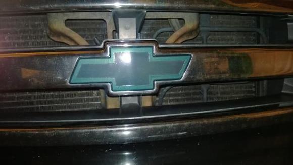 Love that metallic green!! Custom Plastidip SS emblem