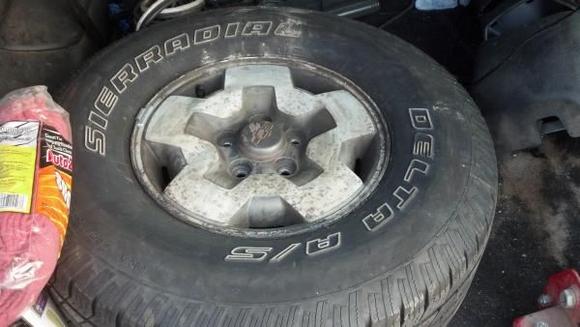 New tires, before paint.