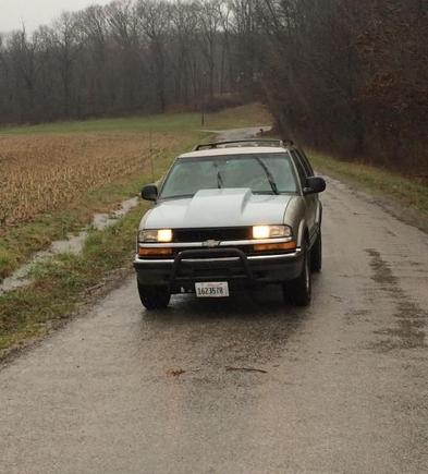 Out exploring the flooded areas of Illinois.