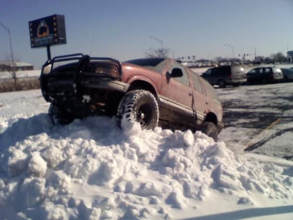 The parking spot that I made at Buffalo Wild Wings in Peru, Illinos.