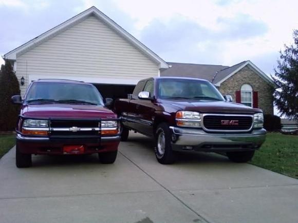 1998 Blazer LS 2000 GMC Sierra SLE