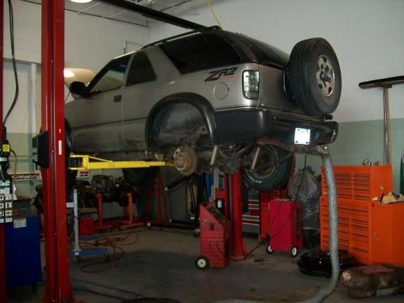 motovac Cleaning and tank replacment