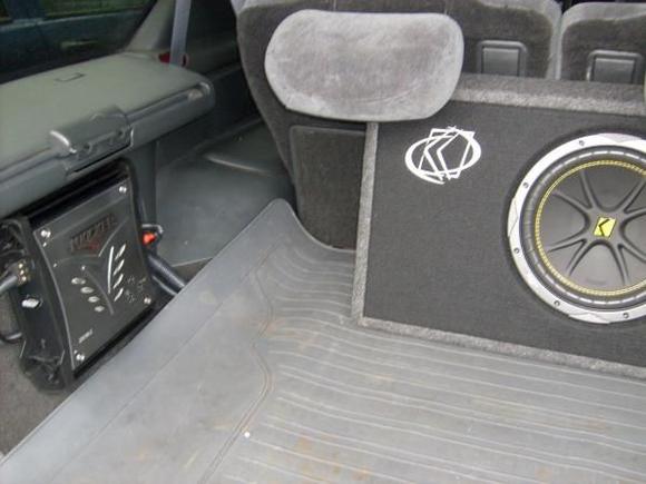sub and amp install