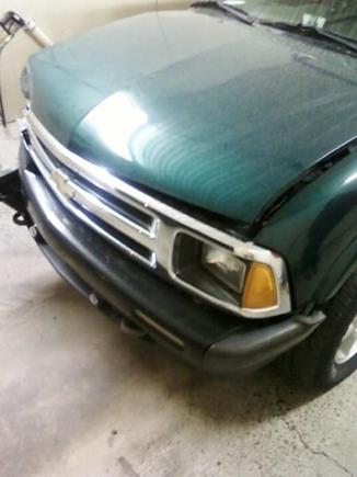 smunched hood and grill messed up some