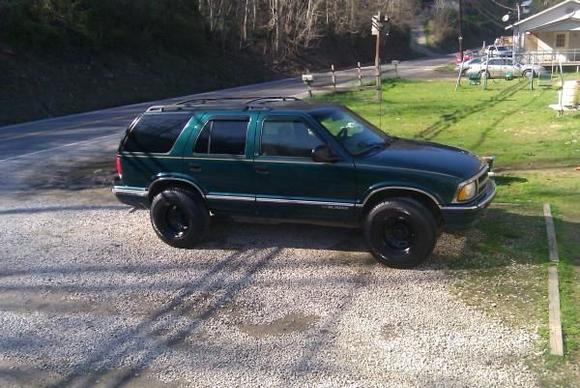 basically stock but trimed fenders wit 31/10.50 wit a set of blackrock 15x10 wheels