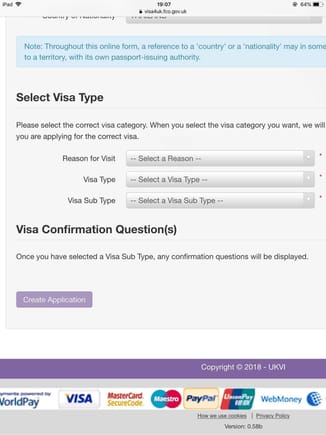 Could you tell me the options for the spouse visa please 