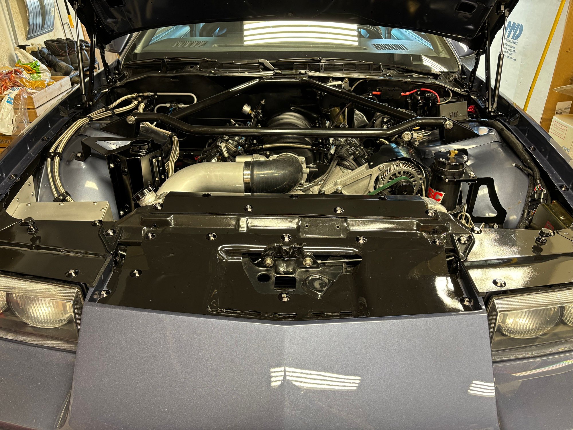 New PS reservoir and aluminum expansion tank 