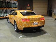 2010 Camaro vehicle wrap5