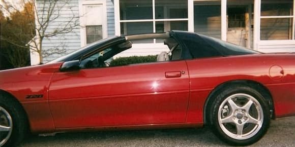 T-Tops Off! SS Chrome Rims shining!