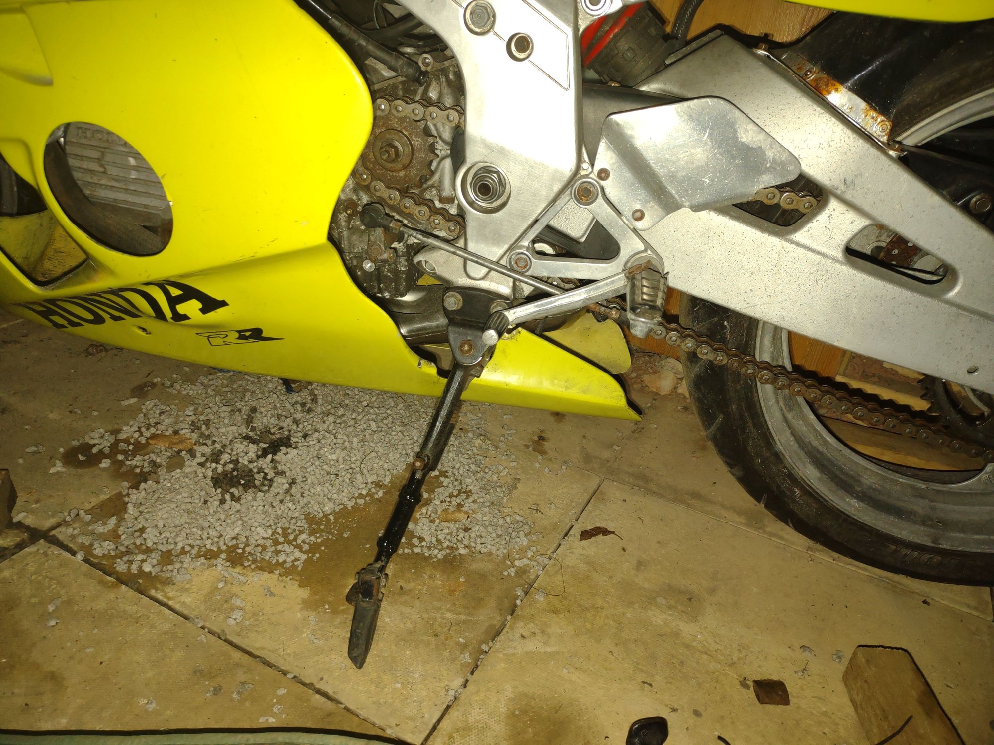 I ended up buying another Nc23 side stand, cutting it in half just below the lower spring mount and welding in a longer bit of bar from another side stand I had and covering it in black gloss. The bit I welded in was a hollow bit of thick pipe but the main honda side stand is solid bar. Mine might be a bit long, I recommend 4cm as mine was around 5cm added in and I think it might have been a bit long! Will probably reweld it shorter this week some time. Hope this helps!