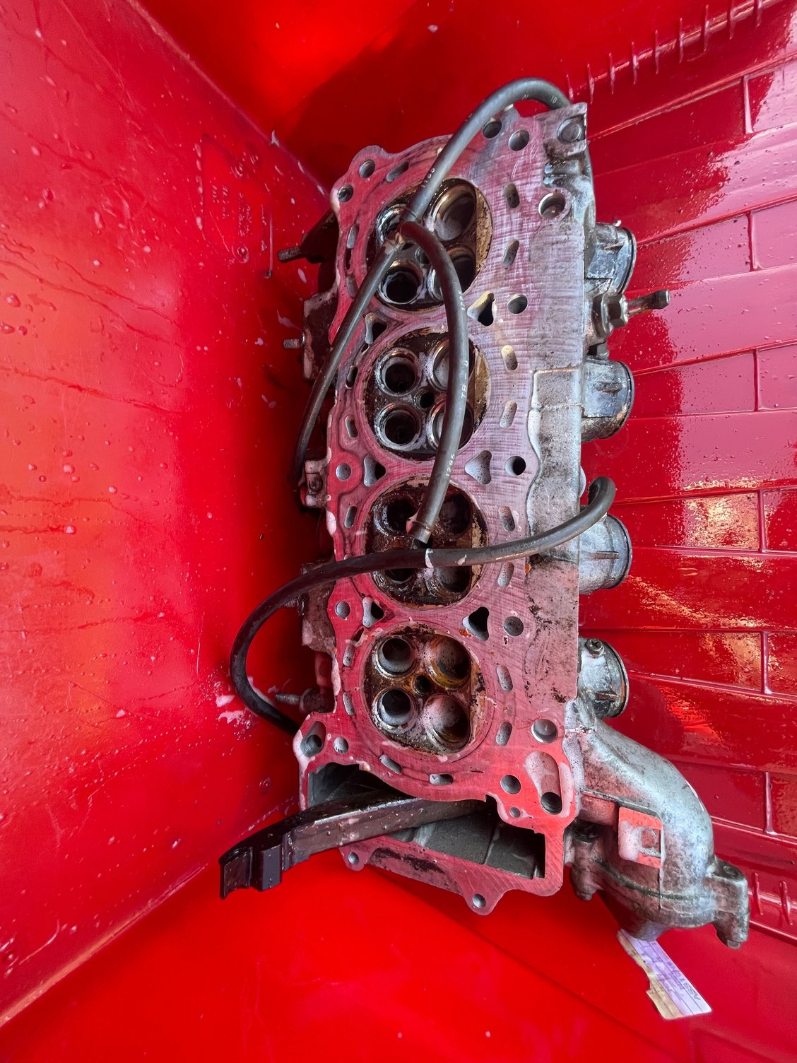 Valves are removed 