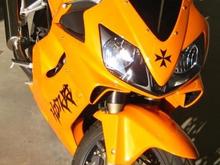 front of the bike