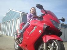 daughter Chloe on cbr