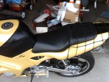 Added tank bra, changed seat to black