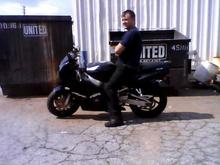 me and my bike at work