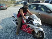 Riding around, yea I know back then I was a stupid n00b that wore a tank top while riding. Im all about safety nowadays. lol