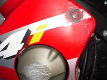 this is the damage from being previous owner